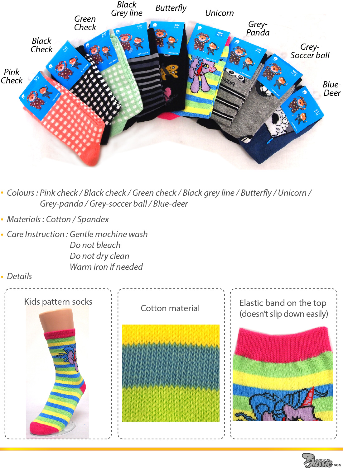 Kids Socks in a wide range of patterns
