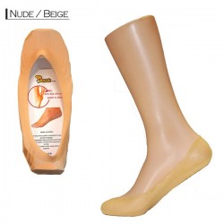 Silicon Cotton Sneakers - Nude